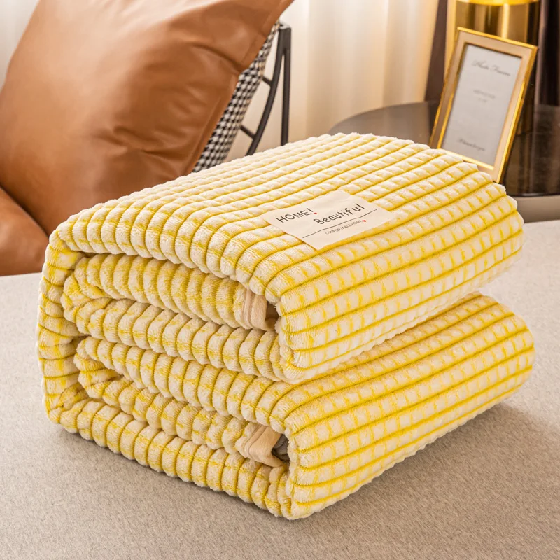 

Home Textile thick microfiber blanket for beds winter Soild Color Sofa Throw Blanket home decor Christmas present