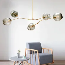 Дропшиппинг, современный подвесной светильник в скандинавском стиле, дизайнерские стеклянные педантные лампы, художественный декоративный светильник, Светильники для бара, столовой, гостиной