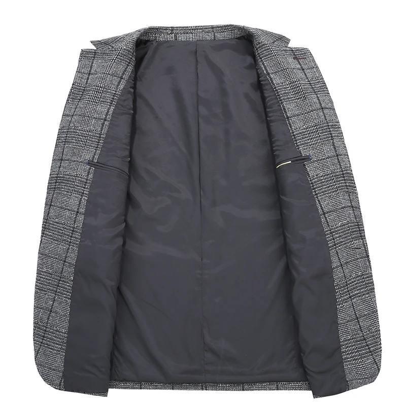 Большие размеры 10XL 8XL 6XL 5XL 4XL, новинка, мужской Клетчатый блейзер в клетку, деловой и деловой блейзер для досуга