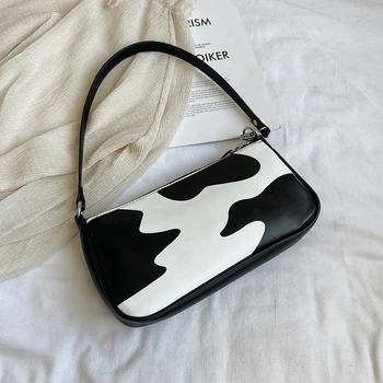 

Small PU Leather Armpit Bag For Women 2020 Fashion Animal Pattern Shoulder Handbags Lady Fashion Luxury Chain Tote Bags