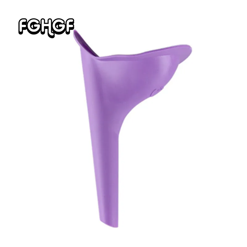 

1 PC Portable Outdoor Women Urinal Tool Foldable Female Urinal Soft Silicone Urination Device Stand Up & Pee for Travel