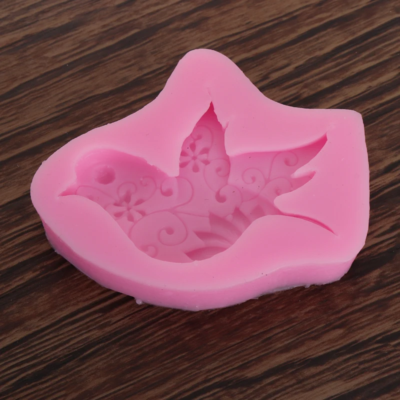 Силиконовая 3D Magpie Pigeon Bird Торт Sugarcraft кухонная форма для самостоятельной готовки