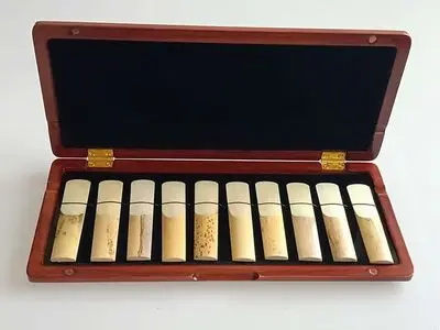 Саксофон тенор кларнет свисток ящик из твердой древесины 10 палочек дерево