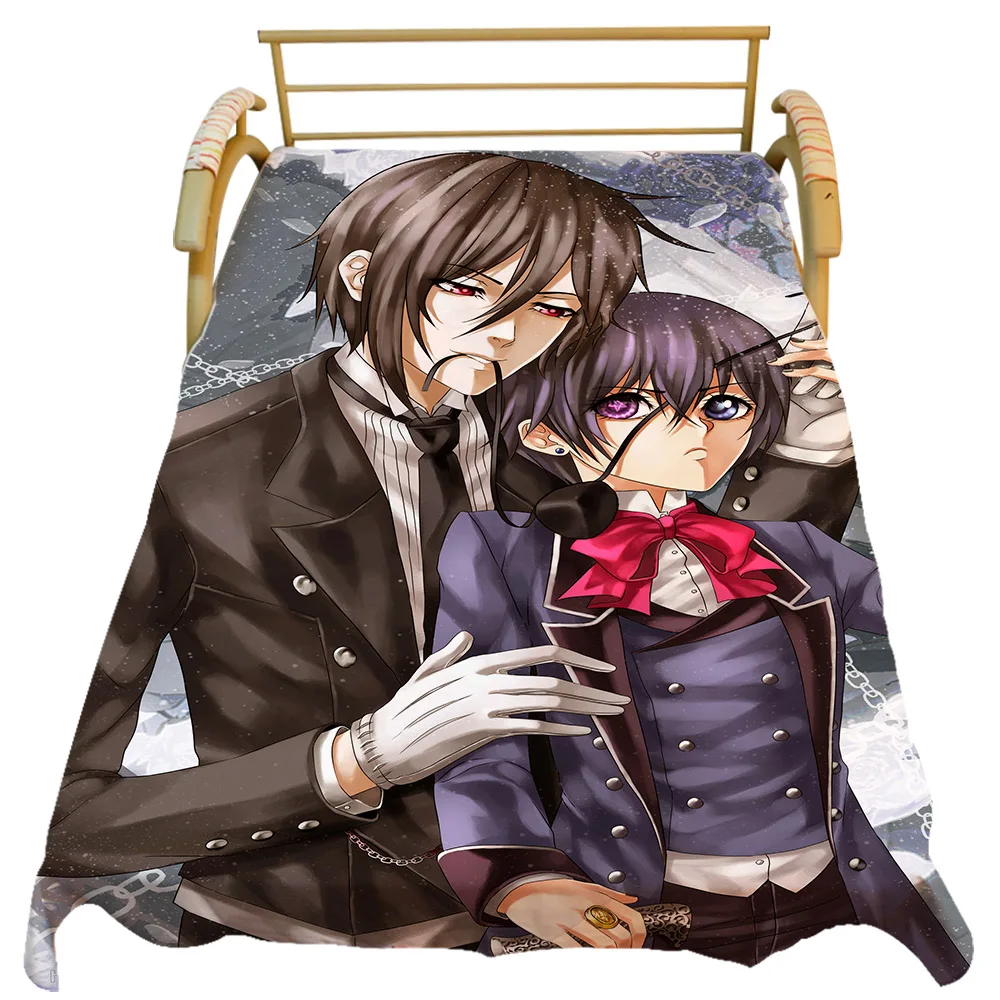 NEW Kuroshitsuji Black Butler Ciel Bed Sheet Bedspread Cover Coverlet