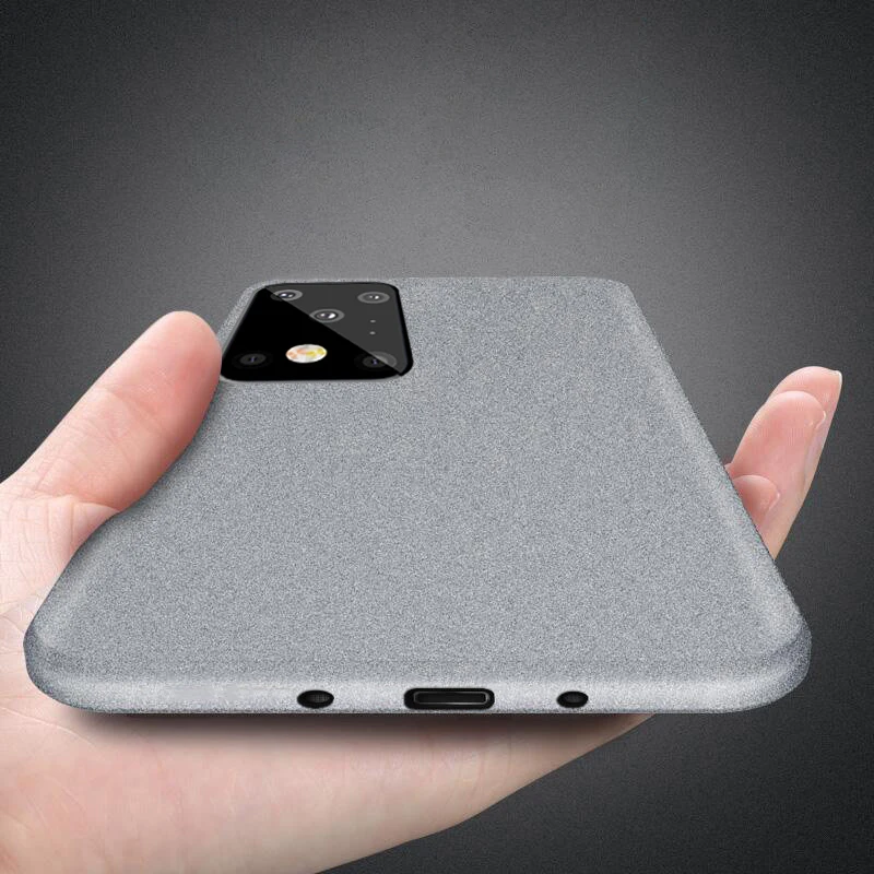 Sandstone Slim Rubber Matte Soft Case For Samsung Galaxy Note 20 10 Plus S20 Ultra A50 A70 A51 A71 A21S M31 S8 S9 S10 Plus A31