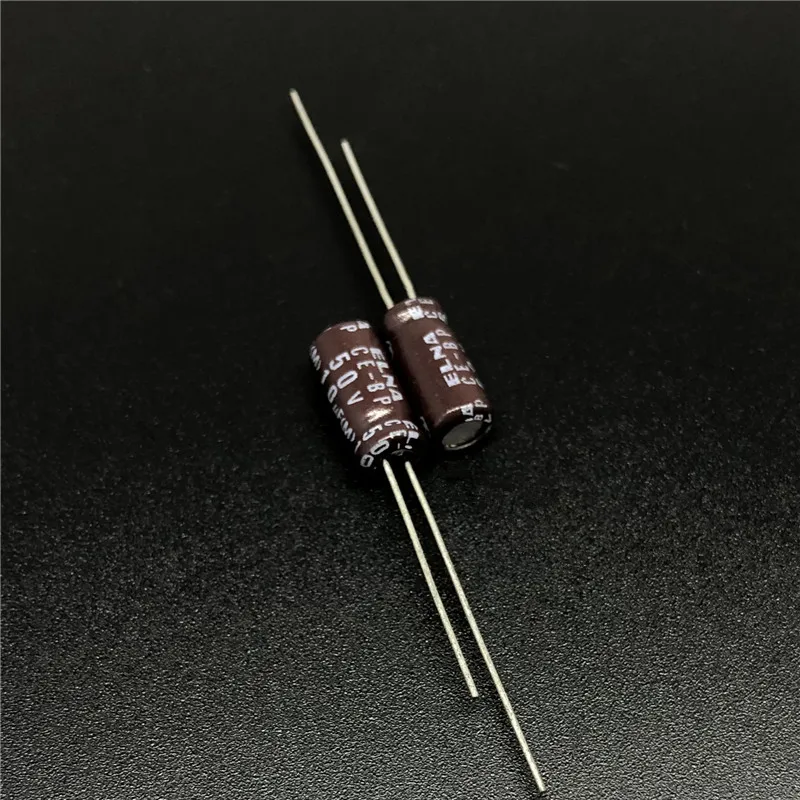 

10pcs/100pcs 10uF 50V ELNA CE-BP 5x11mm 50V10uF Bipolar Audio Capacitor Brown