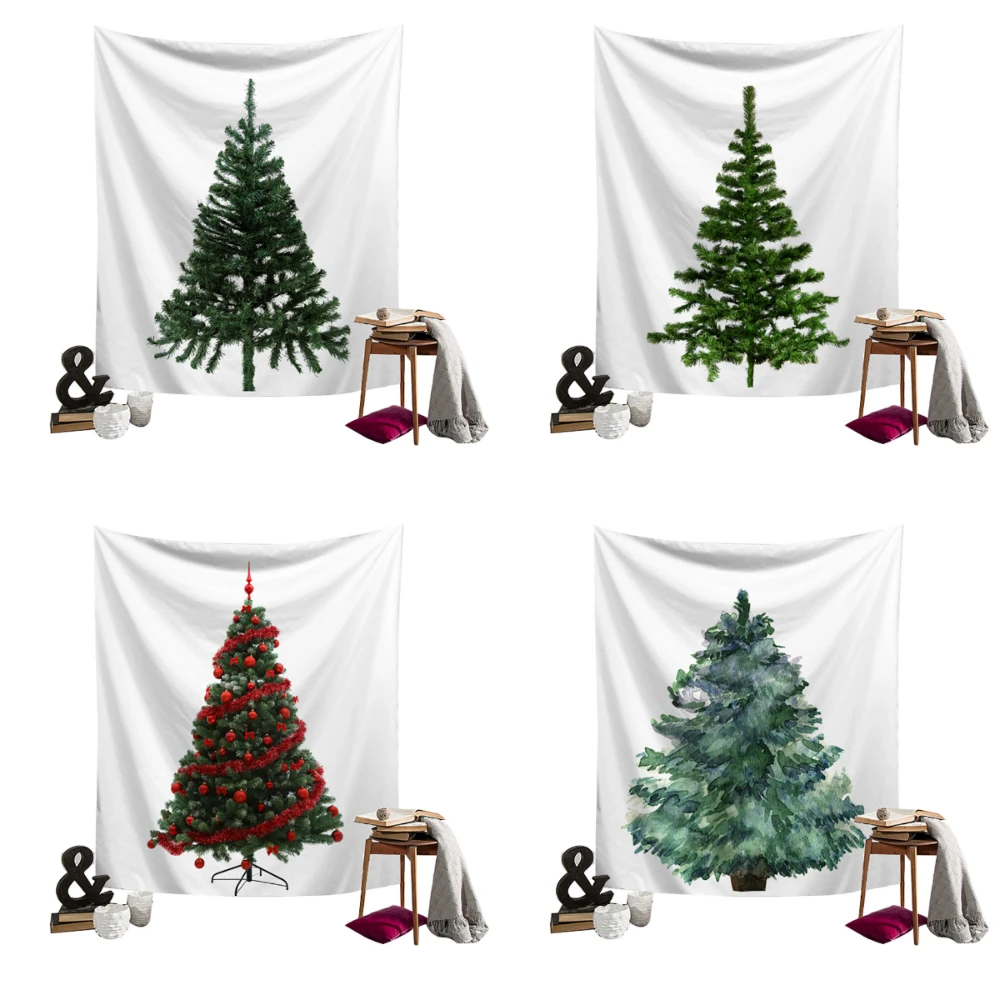 Рождественская серия Lychee настенный гобелен полиэстеровое одеяло художественный