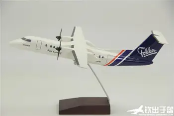 

Resin Aircraft Model Bombardier Dash8 Q300 Propeller Regional Airliner 1:72 Resin Composite Military Toys for Children Adults