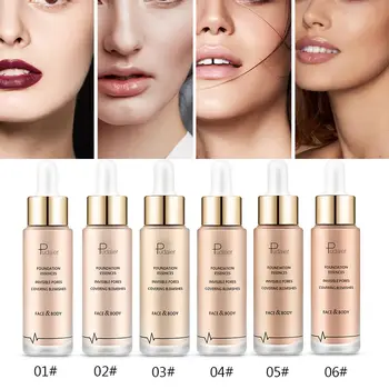 

Pudaier Foundation Base Makeup Face Matte Finish Liquid Make Up Concealer Cream Waterproof Natural Long lasting Base Cosmetic