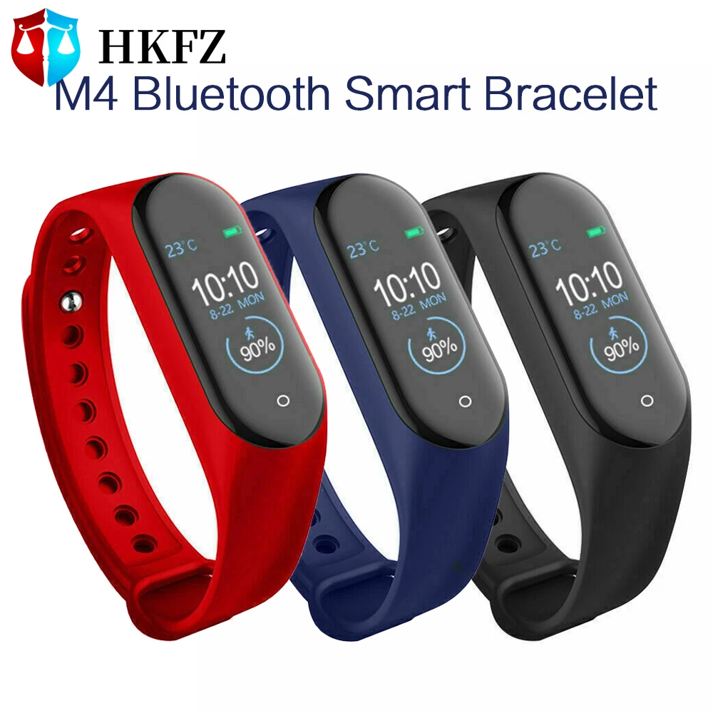 

M4 Sports Smart Watch IP67 Waterproof Smartwatch Blood Pressure Heart Rate Monitor Women Men Fitness Wristband with Charger