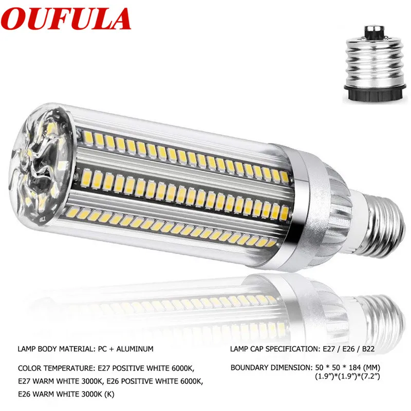 

AOSONG Led High Power Bulb Corn Light For Factory Warehouse Factory Workshop Street Light Engineering Lighting 50W55W