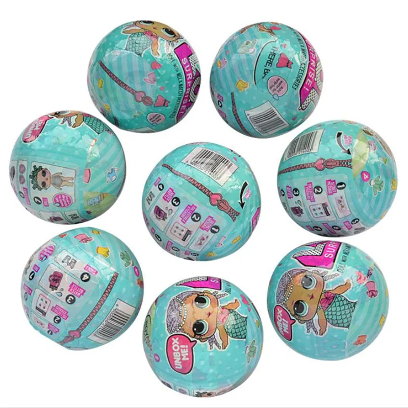 LOLSURPIRSE-Muñeca de juguete de dibujos animados, caja ciega sorpresa, juego haha ERTONG, regalo de cumpleaños y Navidad, 1 Uds., enviado al azar