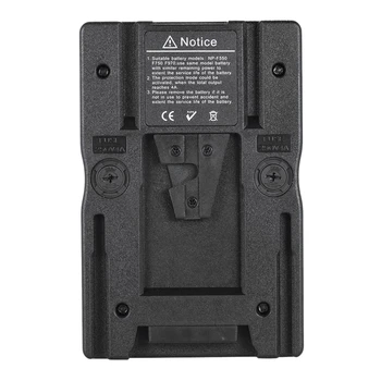 

F2-BP V Mount Battery Adapter Plate for Sony NP-F970 F750 F550 Battery Converting to V Type Battery for Canon 5D2 5D3 DSLRs Camc