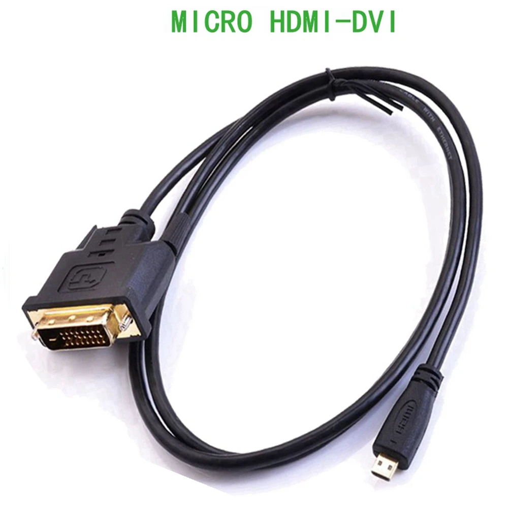 Eg _ Doonjiey 0.3/1/1.8m Vergoldet Micro HDMI zu DVI 24+1Pin Adapter Kabel Für 