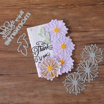 

DiyArts flower words dies punching templates new knives mold stamps and dies for diy scrapbooking die cuts for making cards