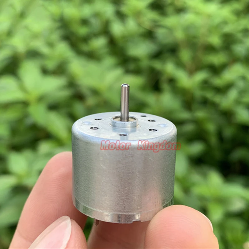 Небольшой RF-310 двигатель постоянного тока 3 V-12 V 8450 об/мин Микро Мини 24 мм круглый