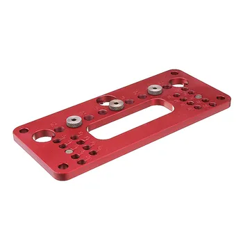 

Aluminum Alloy Knob And Pull Cabinet Hardware Jig Adjustable Door Drawer Hand Drilling Positioner Knob Pull Drill Template