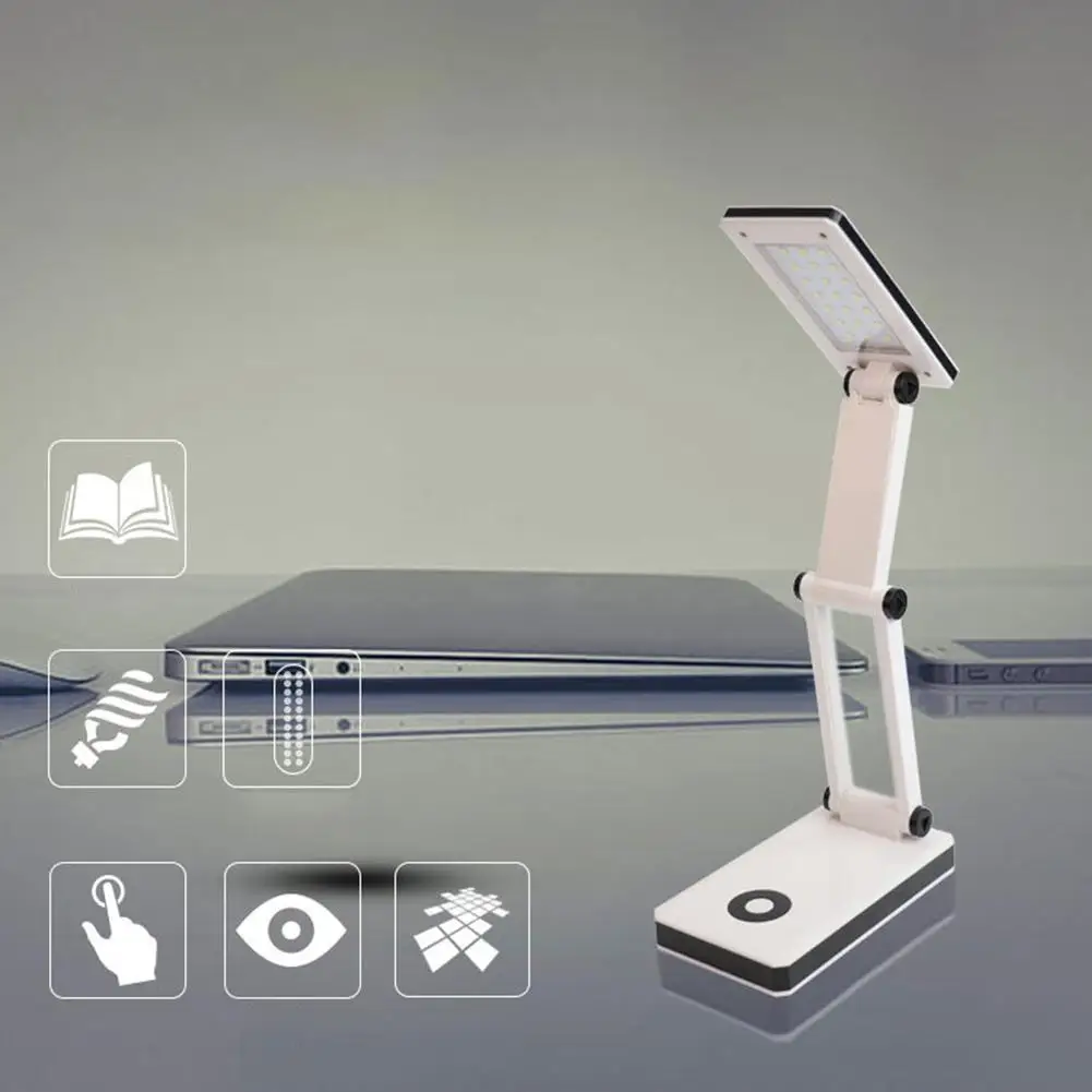 

LED Table Lamp Foldable USB Powered 4*AAA Battery 3 Dimming Desk Lamp LED Eye Protection Reading Light Student Working Desk Lamp