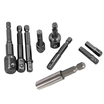 

Chrome Vanadium Steel Hex Shank Socket Adapter Drill Bits Workshop Power Tools