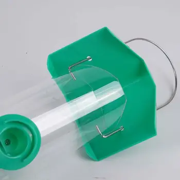 

Creative Hanging Removable Bird Feeder with Bird Stand Clear Window Seed Tray D0LD