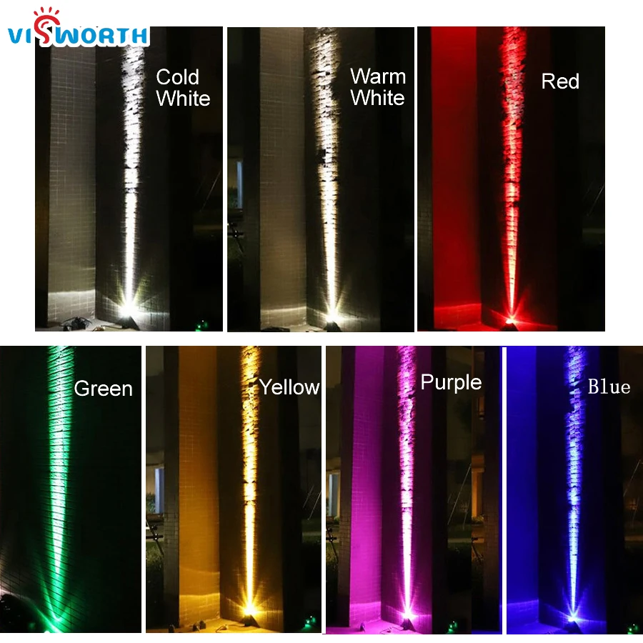 5W Curtain Lamp IP67 RainProof Cob Outdoor LED Landscape  Light AC 110V 220V 240V Wall Decorative Light Multicolor selection 12V 6