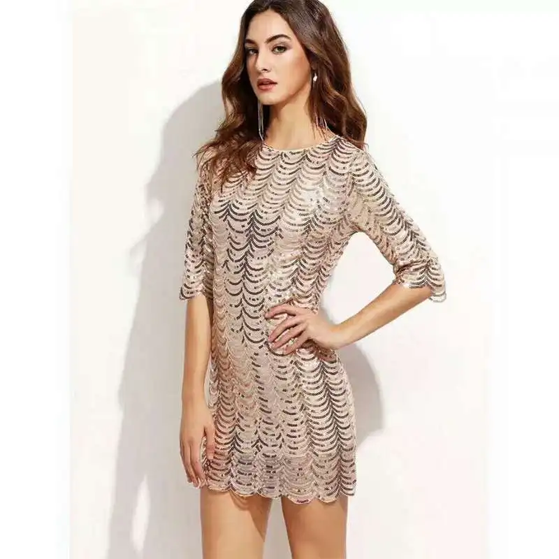 Nieuwe 3 Kleur Solid Sexy Mesh Vrouwen Jurk Half Sleeve Avond Party Dress Nieuwe 3 Kleur Solid Sexy Mesh Vrouwen Jurk Half Sleeve Avond Party Dress