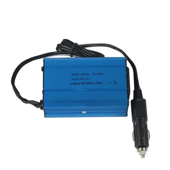 

Car Power Inverter Dual USB Car Adapter Power Converter Universal Modified Sine Wave 400W DC 12V to 220V AC