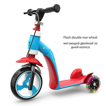 

2-in-1 Pedal Scooter Baby Boy Scooter Walker Children Tricycle Baby Car Ride on Toys Baby Bike Baby Walker Balance Bike