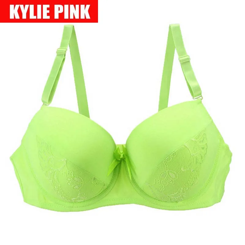 Женский кружевной бюстгальтер KYLIE розовый на косточках Размеры: 90 95