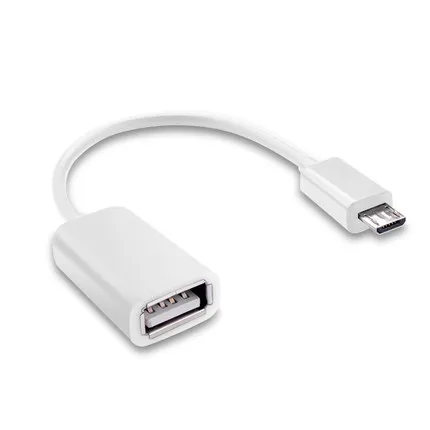 2 шт./лот Micro USB к USB Мини OTG кабель адаптер для samsung Xiaomi HTC LG Android телефон для флэш-накопителя глянцевый
