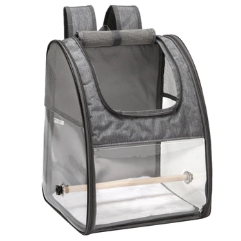 

Bird Bag Parrot Outing Backpack Bird Cage Bag Bird Travel Cage with Stand Rod Foldable Pet Outing Bag Pet Supplies
