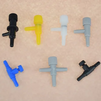 

5PCS Fish Tank Air Line Tubing Pipe Tube Adjustable Connector Pump Flow Control Valves Switch Tap Aquarium 4*6mm Hose Trachea