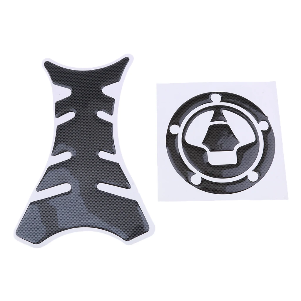 Motorcycle 3D Rubber Sticker Gas Fuel Oil Tank Pad For Kawasaki