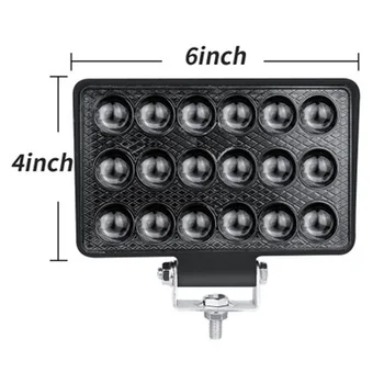 

Car LED Light Truck Off-Road 54W 6000K 2800LM With mounting bracket Lamp
