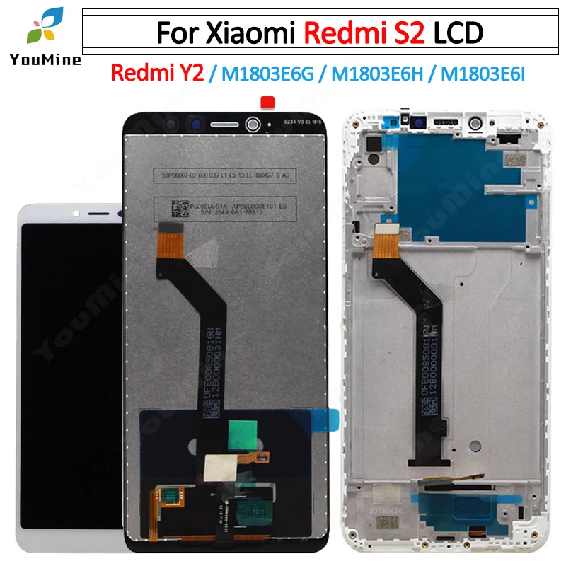 

For Xiaomi Redmi S2 LCD Screen + Touch Screen Digitizer Assembly with frame Replacement Parts for redmi s2 LCD