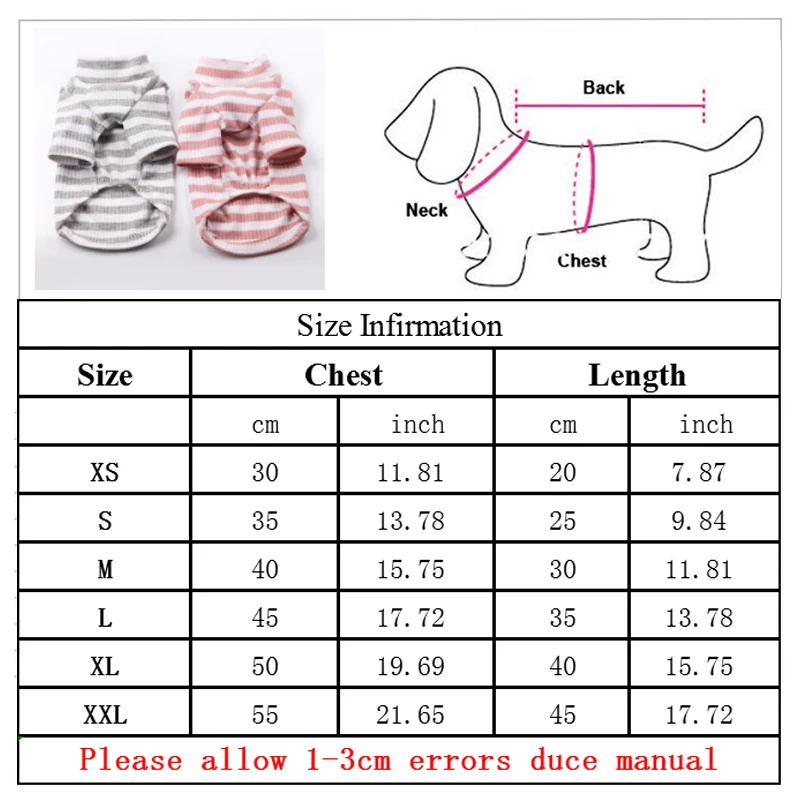 Эластичная приталенная рубашка для домашних животных, одежда в полоску для собак, хлопковая теплая зимняя футболка, костюм для кошек, щенков, DOGGYZSTYLE одежды