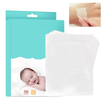 

10pcs Stickers Kids Supplies Soft Breathable Newborn Shower Waterproof Tape Baby Navel Paste Belly Protector Adhesive Bathing