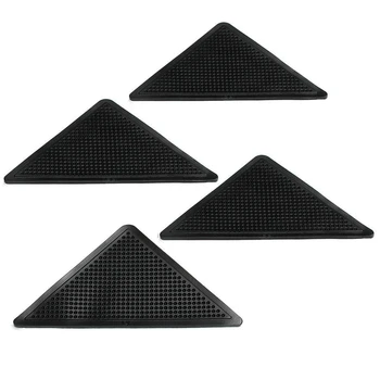 

4pcs Rug Carpet Mat Grippers Non Slip Corners Pad Anti Skid Washable Silicone