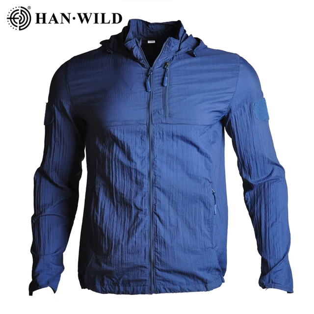 2022 FIshing Clothing Anti-UV Sun Protection Outdoor Hiking Jacket Anti-mosquito Long Sleeve Shirt Quick Dry Camouflage Hooded Blue
