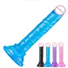 Vagina Mini Dildo Anal Masturbator Sex Toys For Couples Crystal Jelly Super Strong Suction Cup Women Penis Thrusting Realistic 1
