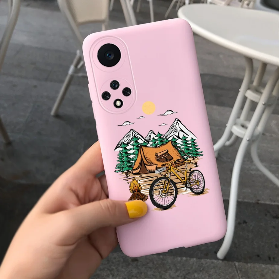 For Huawei Nova 9 Case Cute Fashion Soft Silicone Phone Cases For Huawei Nova 9 SE Nova9 Pro Back Cover Fundas Shockproof Bumper mobile phone case with belt loop