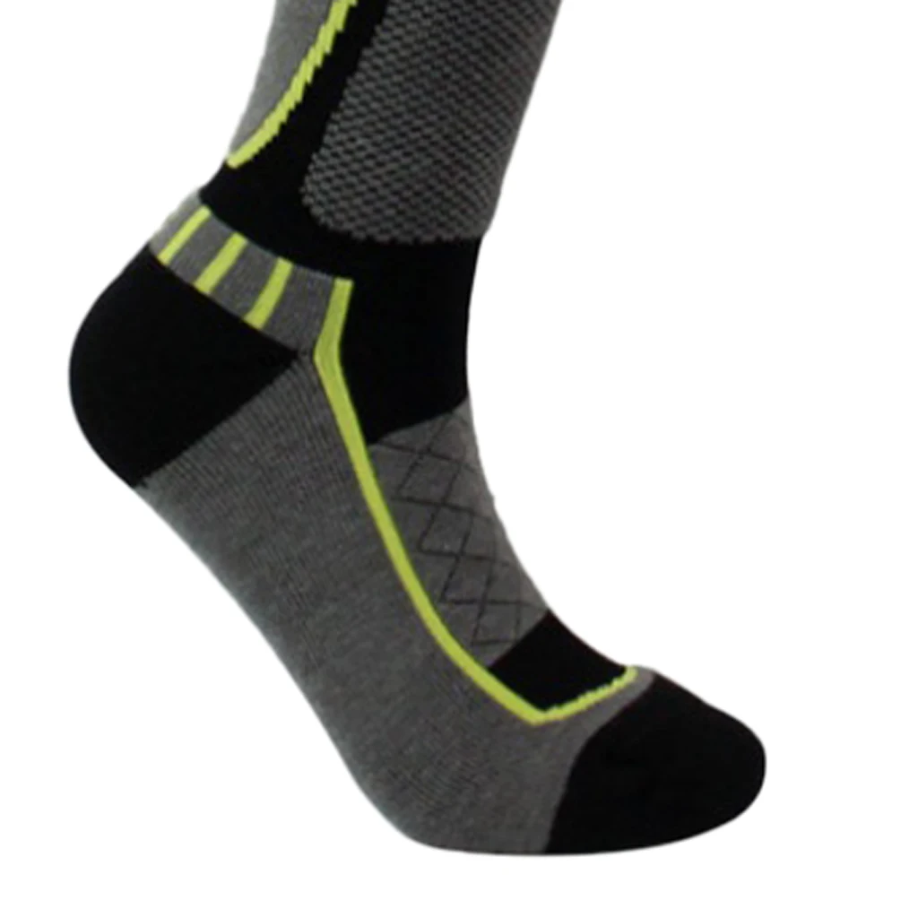 Adult Child Wool Blend Holding Winter Warm Ski Snow Stretchy Long Socks Winter Ski Socks
