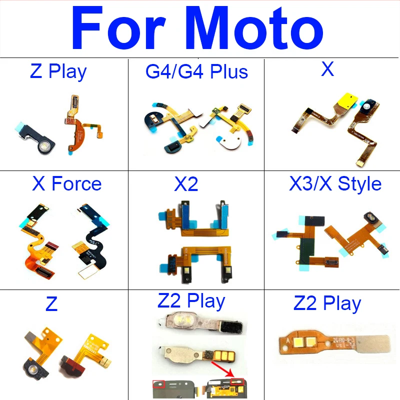 

Camera Flash Light Lamp Flex Cable For Motorola Moto Z Z2 Play G4 Plus X Force Style XT1580 XT1580 X2 X3 Microphone Flex Cable