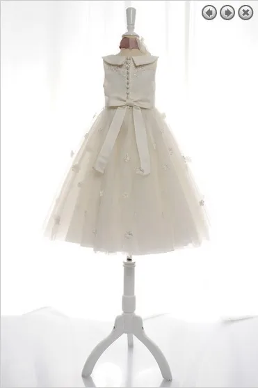 Реальные изображения; коллекция года; Vestido Daminha; ; платье для первого причастия; рождественское платье для маленьких девочек с цветочным узором и поясом