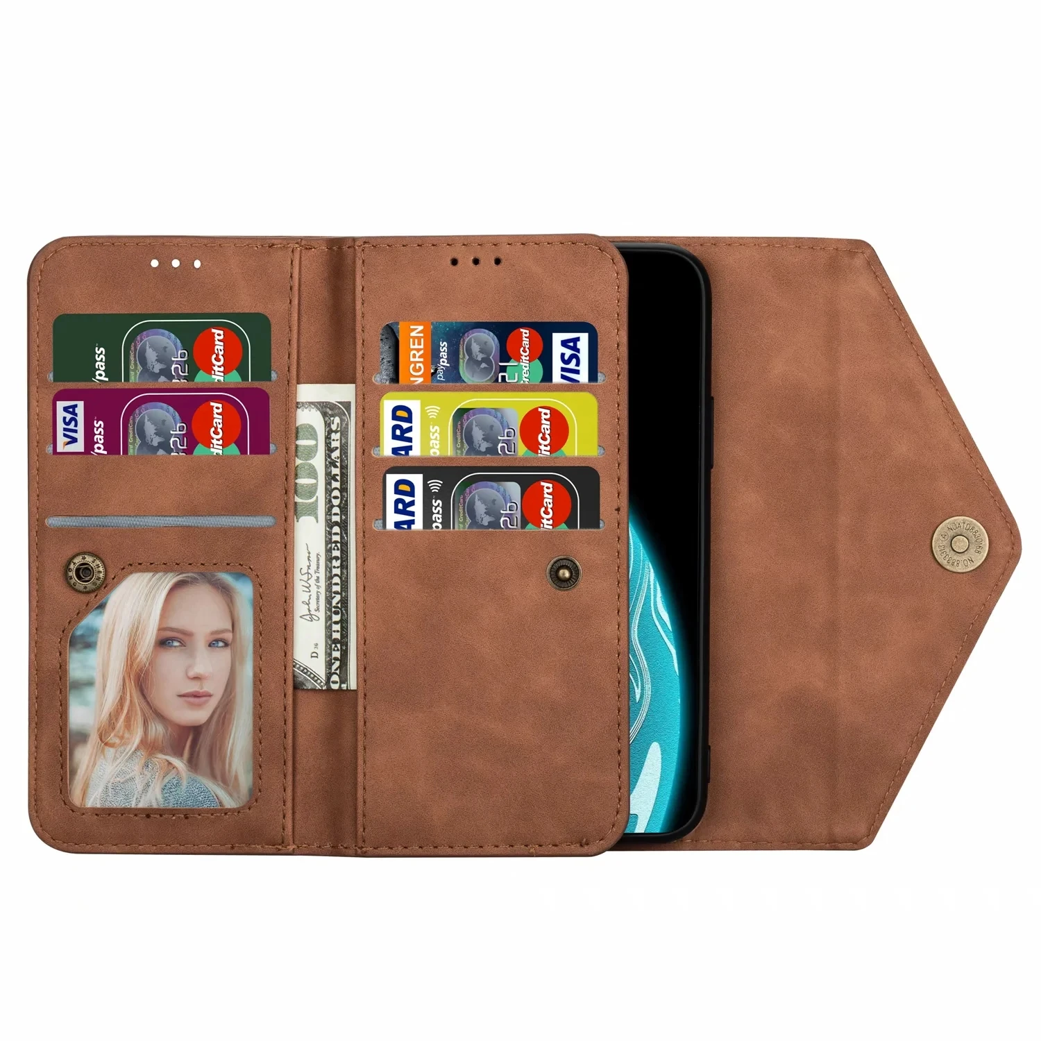 Cross Body Strap Flip pénztárca tok Samsung Galaxy S21 S30 S20 Ultra S10 S9 S8 Plus S7 Edge Note 8 9 10 20 Ultra Prote készülékhez_voghion.com