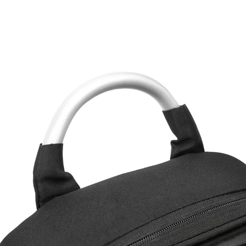 Водонепроницаемый рюкзак из поликарбоната с твердым корпусом черная сумка для