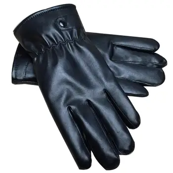 

Windstopers Riding Handschuhe Women Winter Windproof Faux Leather Gloves Touch Screen Plush Lined Mittens novedades mas vendidas