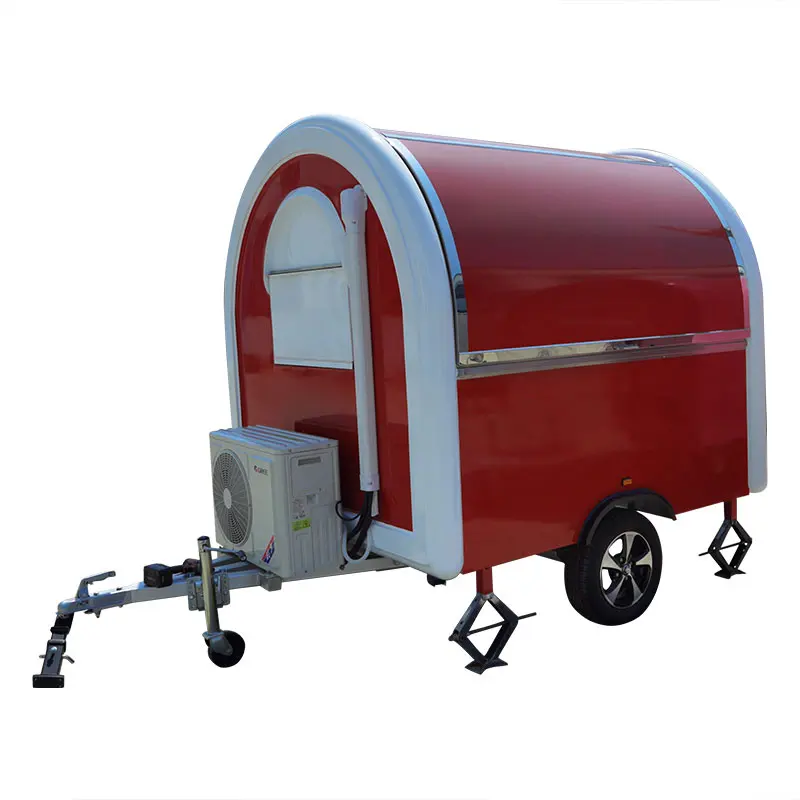 

Red/White Food Truck Catering Food Trailer