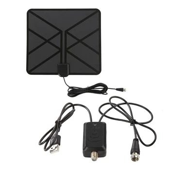 

HDTV Antenna TV Receiver 25DB Indoor Digital Antenna Amplifier Booster DVB-T2 TV Aerial