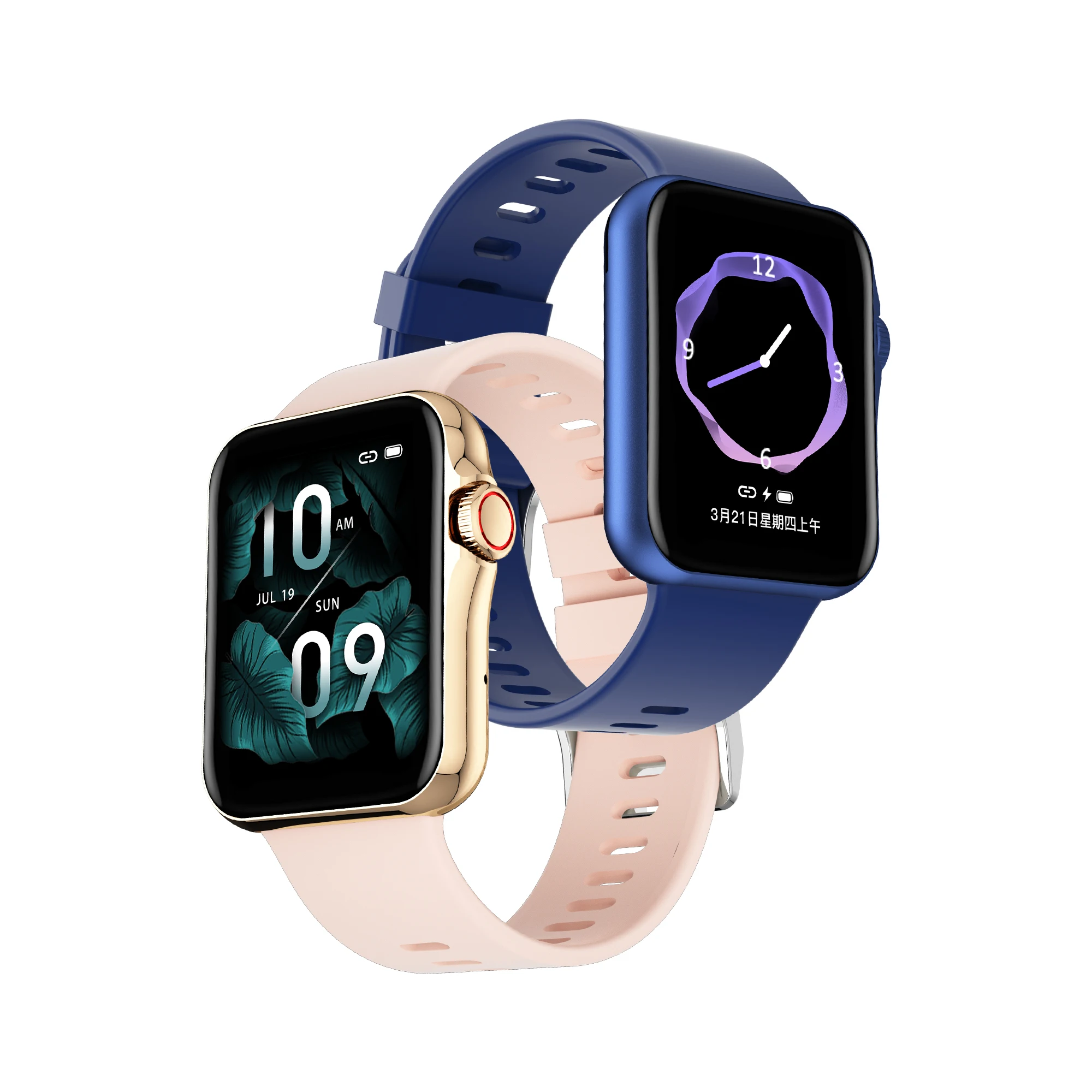Reloj inteligente D06 para hombre y mujer, pulsera con Bluetooth, control del ritmo cardíaco, presión arterial, ejercicio y otras funciones